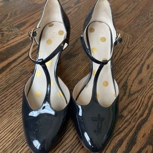 Boden Mary Jane heels Navy